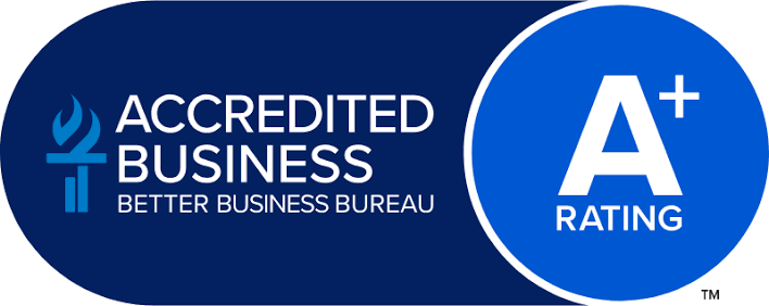 BBB Accredited, A+ rated